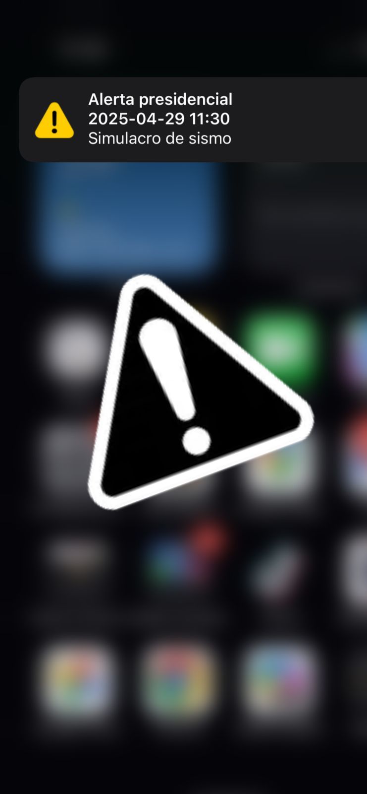 ¿Te sonó el celular? Así se vivió la alerta sísmica del Simulacro Nacional 2025 en CDMX