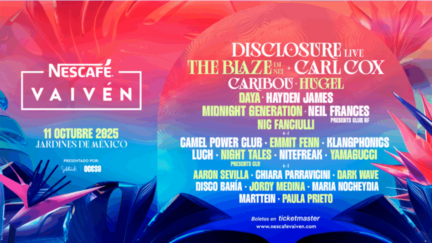Vaivén 2025: el festival que mezcla música, naturaleza y magia en Jardines de México