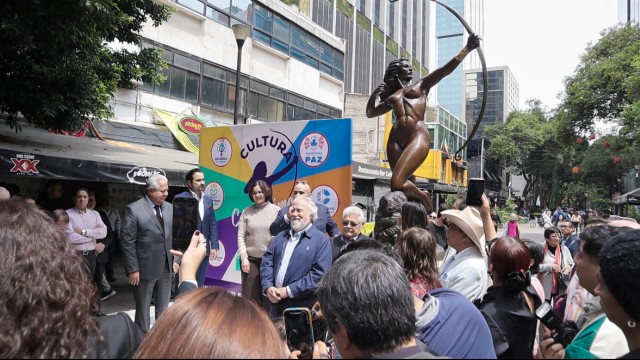 Regresa la icónica Diana Cazadora y arranca la recuperación de la Zona Rosa