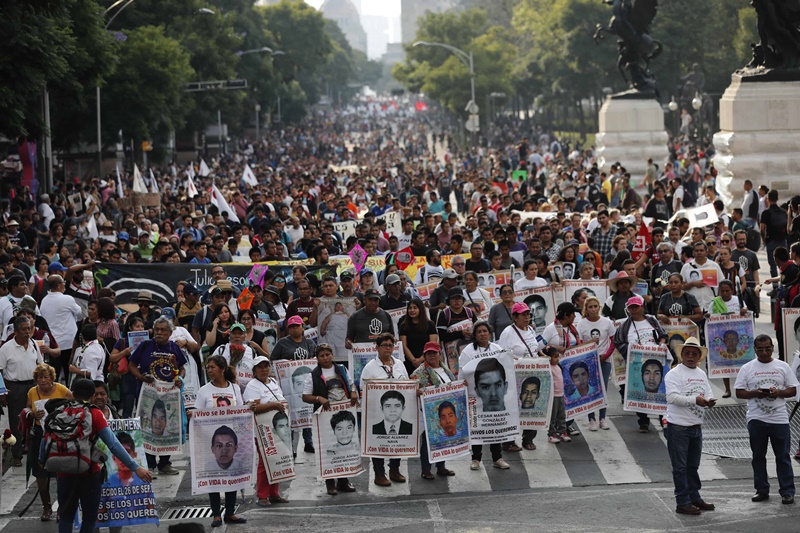 CIDH exige a México esclarecer la desaparición de los 43 de Ayotzinapa