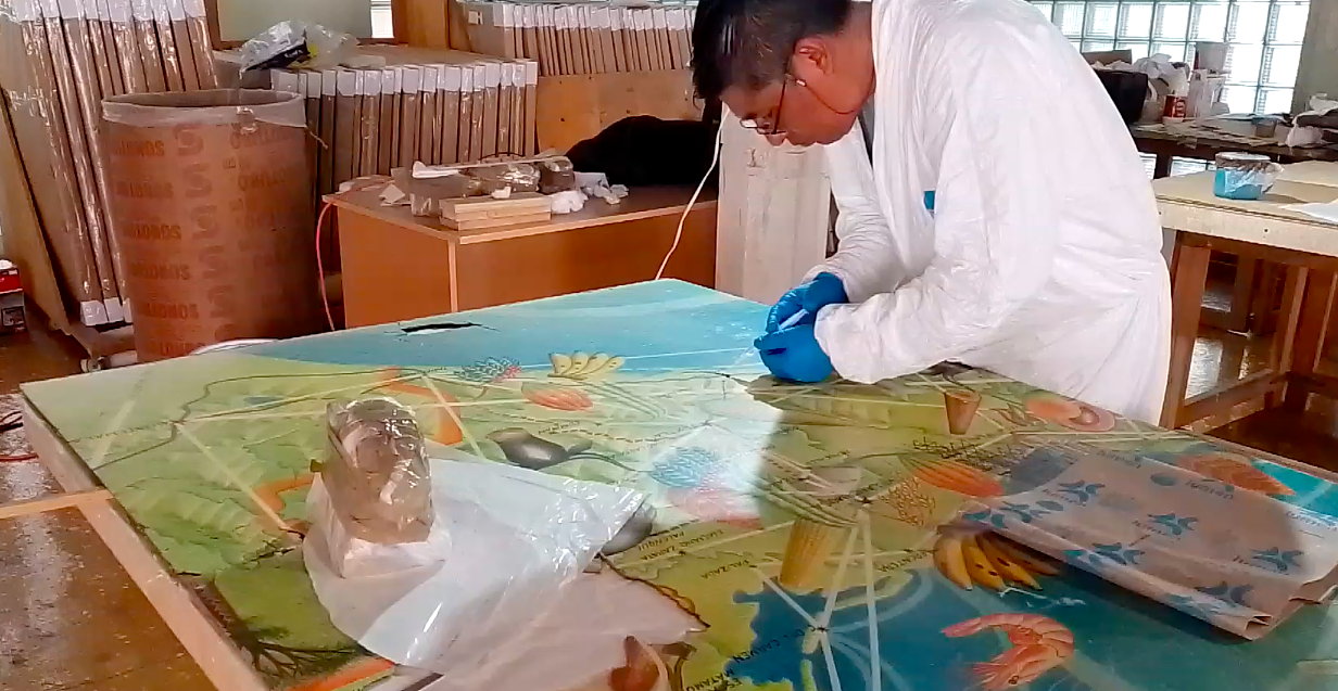 Del sismo a la restauración: el ‘Mapa de Producción de México’ vuelve a brillar