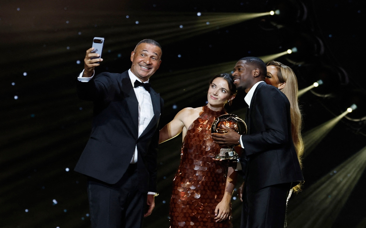 Dembelé y Bonmatí brillan en París al ganar el Balón de Oro