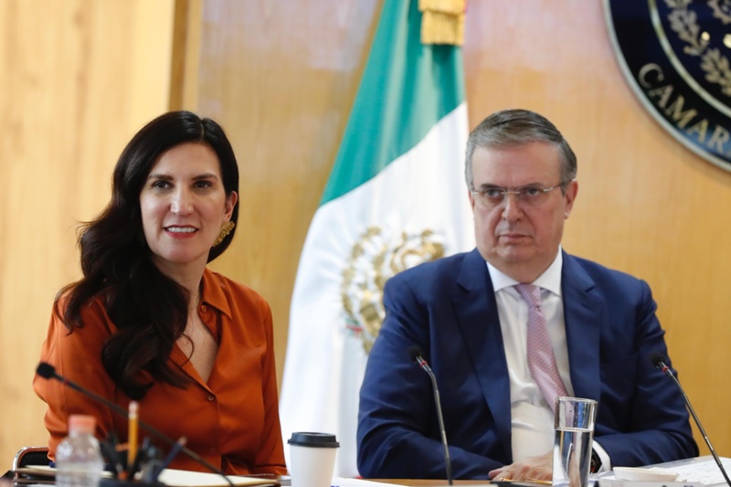 Kenia López destaca rendición de cuentas de Marcelo Ebrard en la Cámara de Diputados