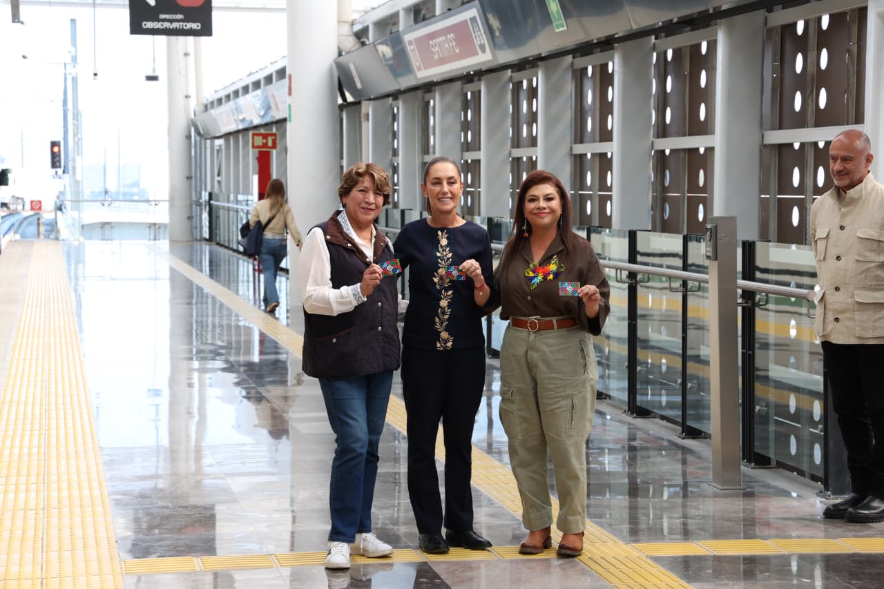 Rumbo a una ciudad conectada: Sheinbaum y Brugada anuncian reapertura total de la Línea 1 y avance del Tren Interurbano