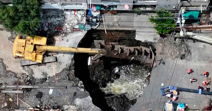 Socavón en Iztapalapa entra en su etapa final: autoridades prevén concluir obras este sábado