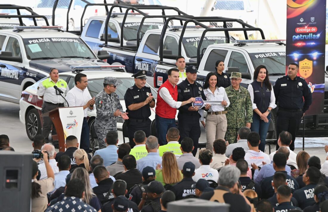 Gómez Palacio refuerza su estrategia de seguridad con 43 nuevas patrullas