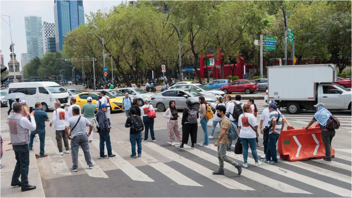 CDMX en vilo: marchas y bloqueos paralizan calles clave y complican la movilidad