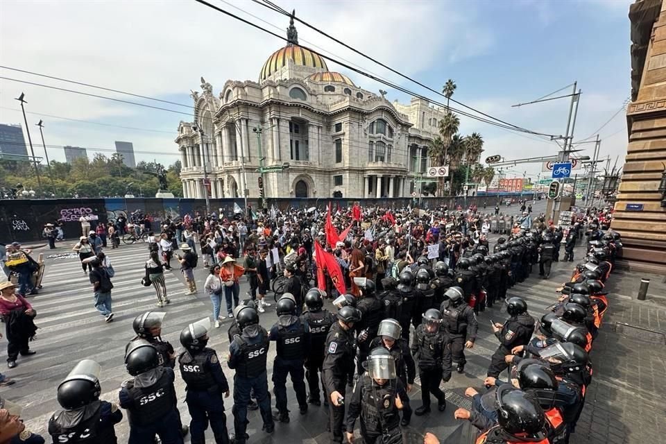 La “Generación Z” protesta en CDMX, pero enfrenta baja asistencia y restricción hacia el Zócalo