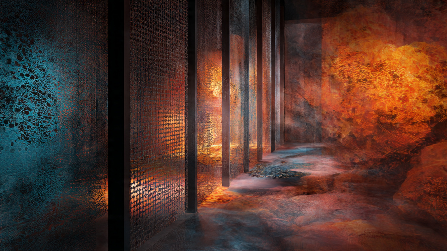 Bajo capas de magia: las texturas superpuestas conquistan los hogares en 2025