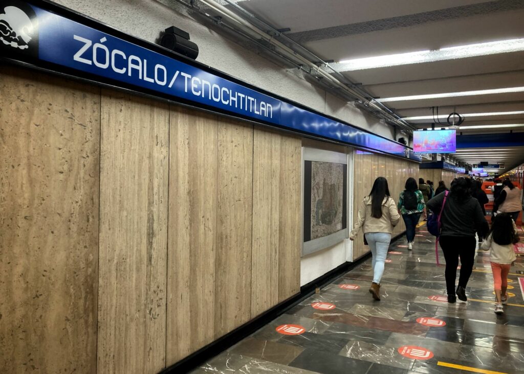 Cierran estaciones Zócalo/Tenochtitlán y Allende del Metro CDMX por movilización de la CNTE