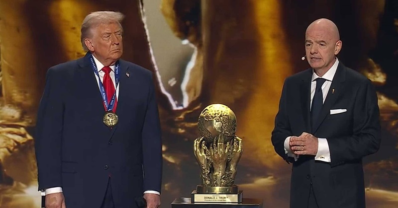 FIFA reconoce a Donald Trump con su Premio Internacional de la Paz