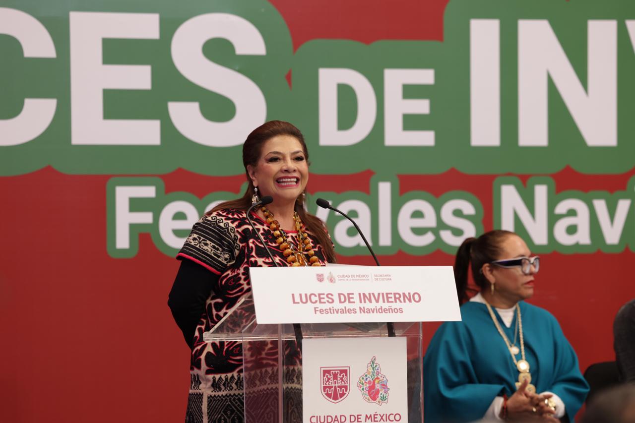 Cultura para todos: Clara Brugada presenta “Luces de Invierno” en 16 sedes capitalinas