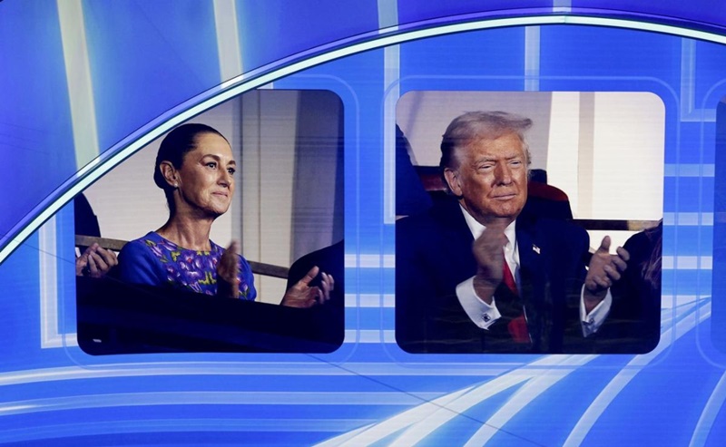 Sheinbaum y Trump coinciden por primera vez en sorteo del Mundial 2026