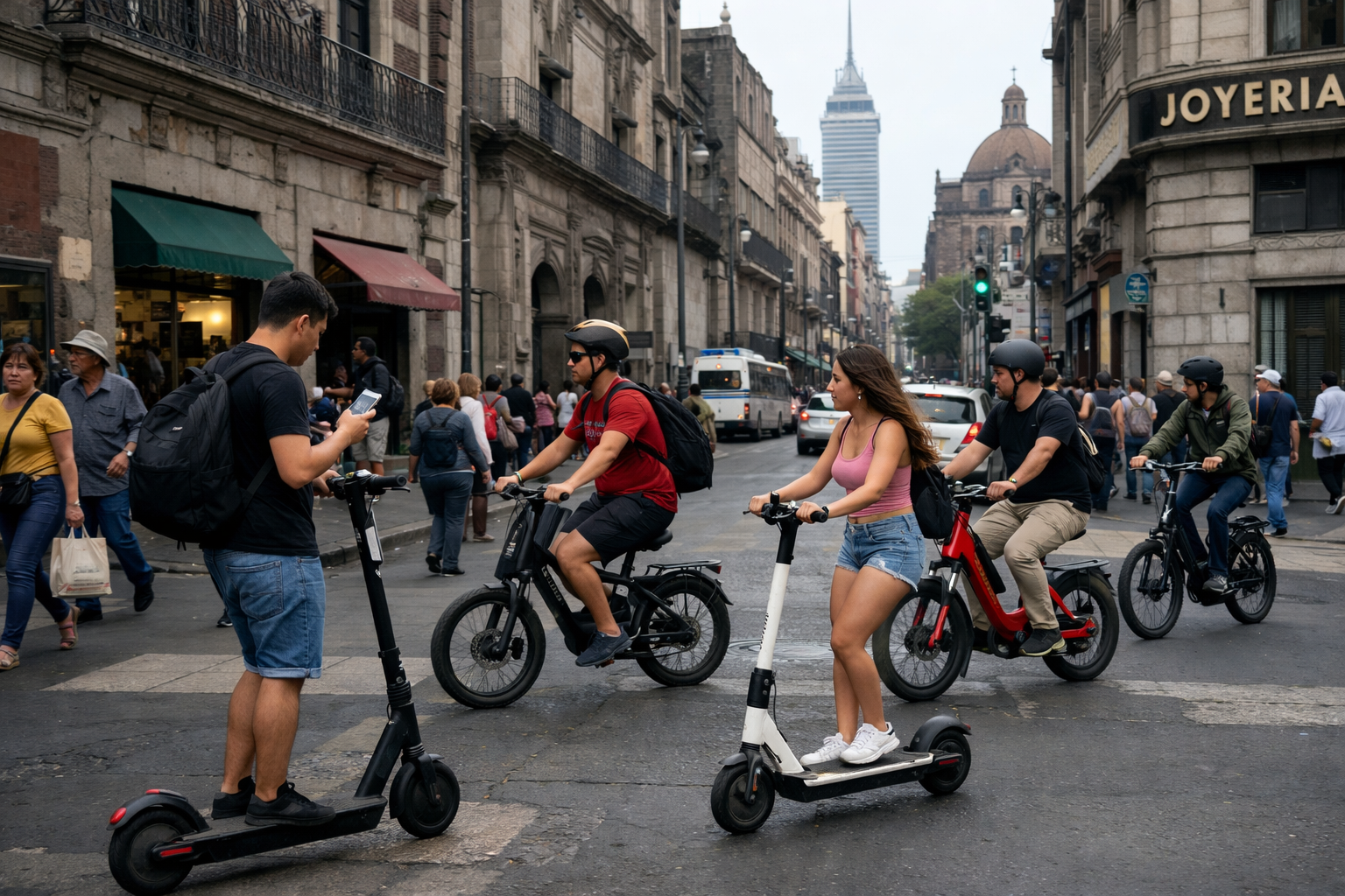 CDMX posterga control de scooters y bicimotos pese al aumento de accidentes viales