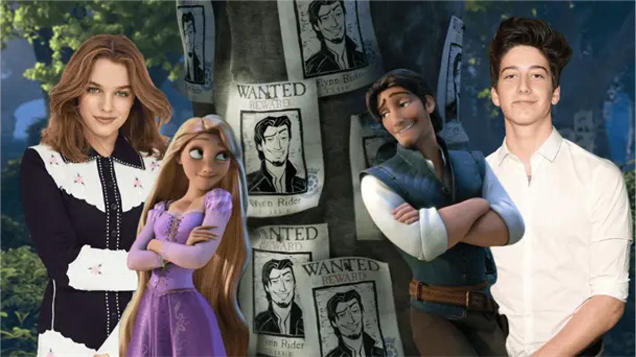 Disney revela al elenco del live action de “Enredados”: Teagan Croft y Milo Manheim lideran la historia