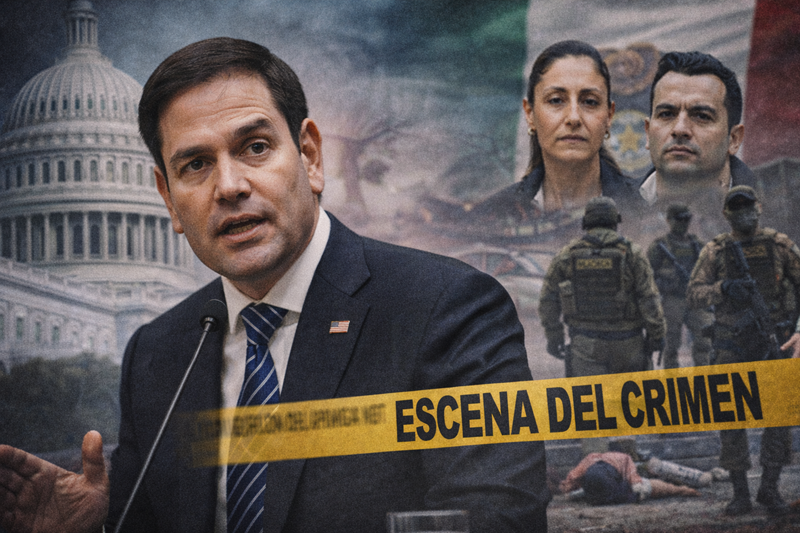 Marco Rubio pone la violencia en México al centro del diálogo bilateral