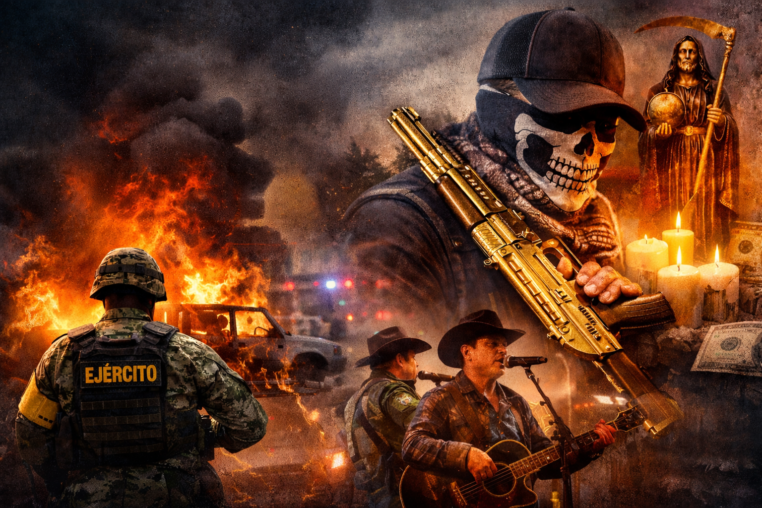 Violencia y narcocorridos: el debate que resurge tras la muerte del líder del CJNG