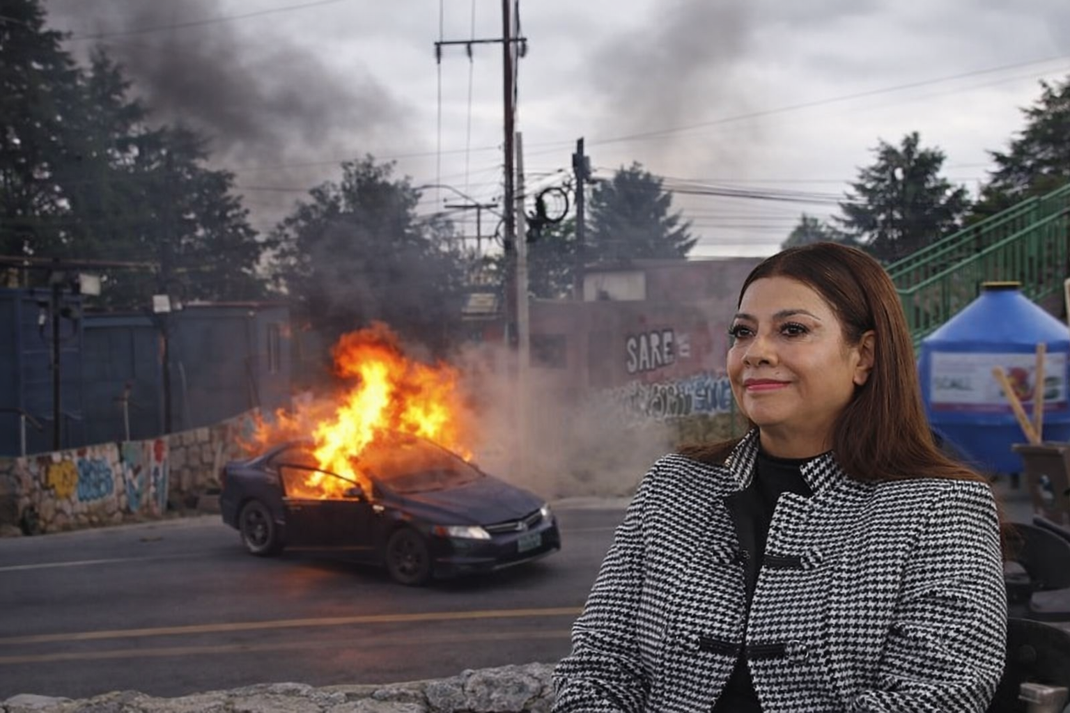 Descartan réplica del CJNG en CDMX tras quema de automóvil en Tlalpan