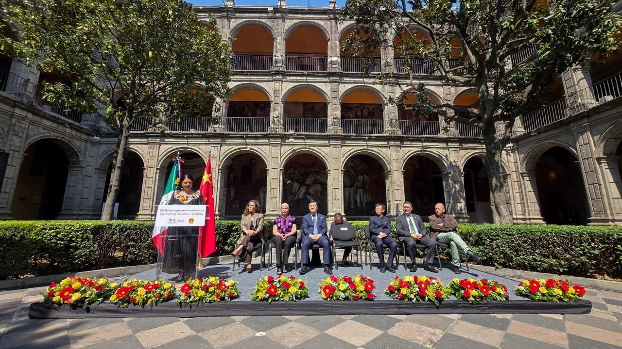 CDMX fortalece lazos con Beijing para impulsar turismo, cultura y conectividad aérea