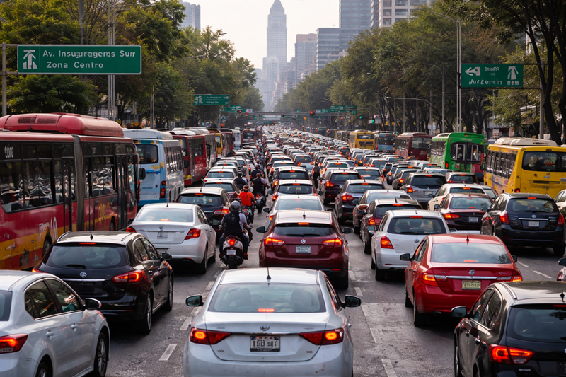 CDMX amanece bajo presión: marchas, tráfico y metro saturado complican el día