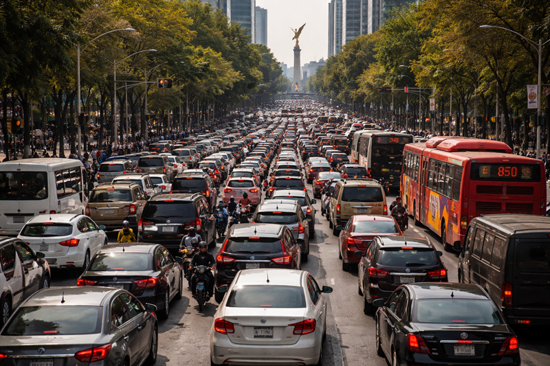 CDMX despierta entre caos vial y marchas que frenan la ciudad