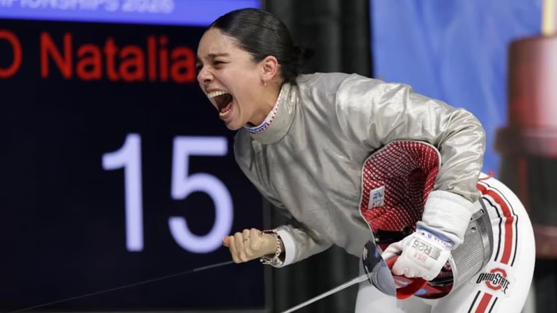 La esgrimista mexicana Natalia Botello conquista la NCAA 2026