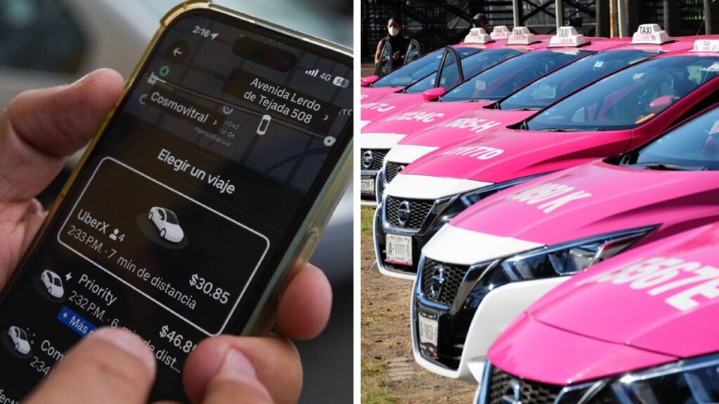 Semovi advierte multas por uso de Uber en taxis concesionados en la CDMX