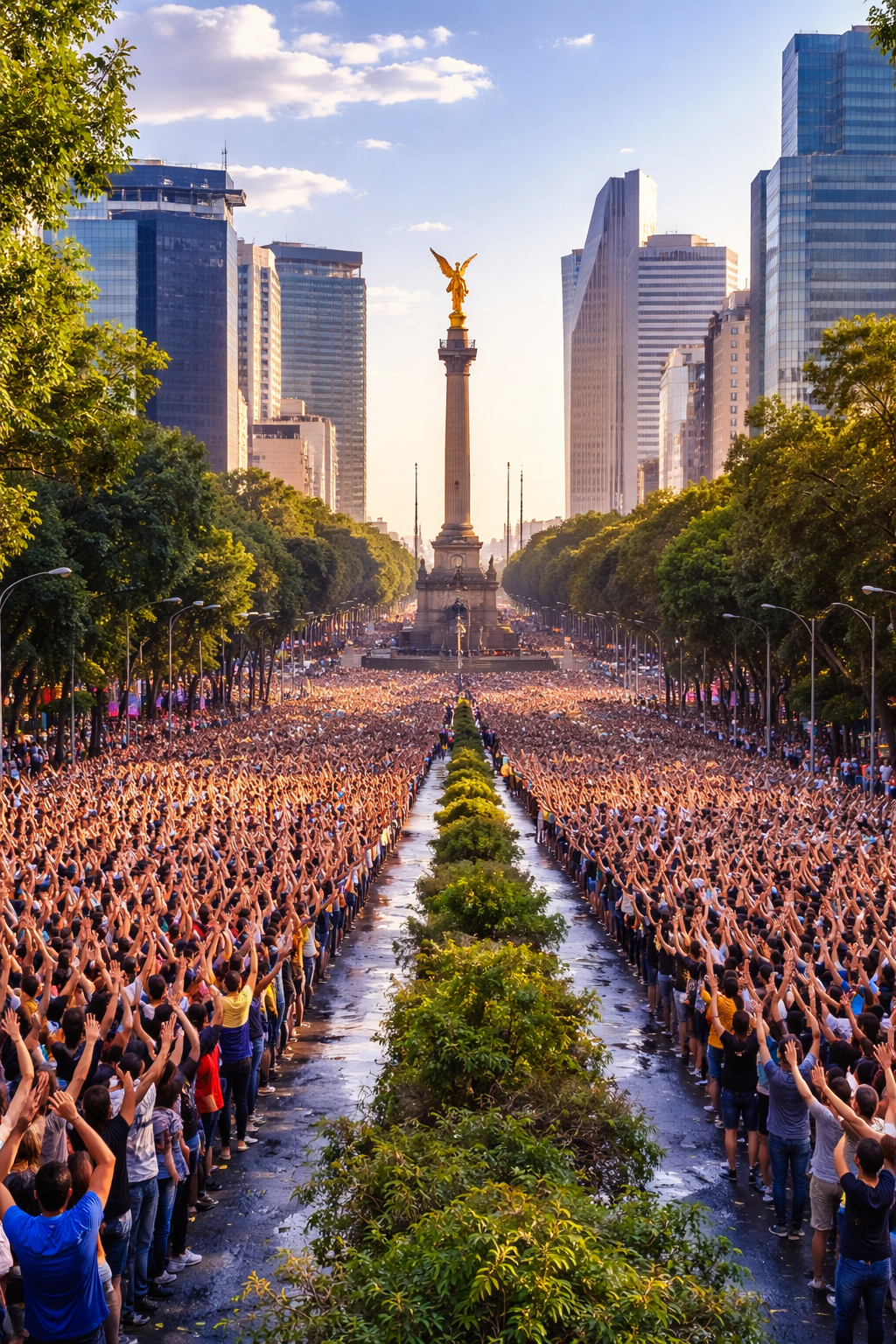 Ola histórica en CDMX: buscan romper récord mundial con participación masiva