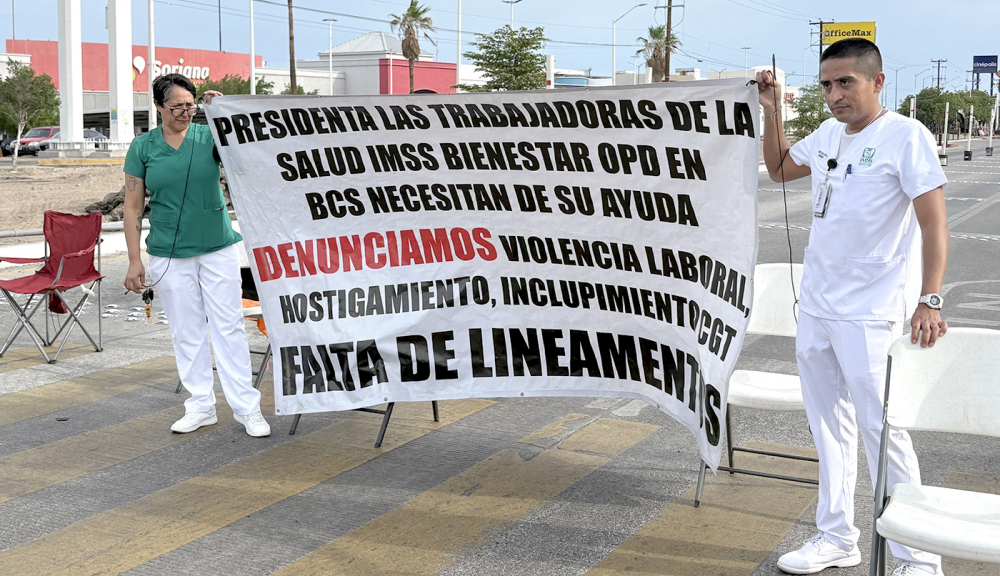 Salud en conflicto: trabajadores de la Ssa protestan en CDMX por condiciones laborales