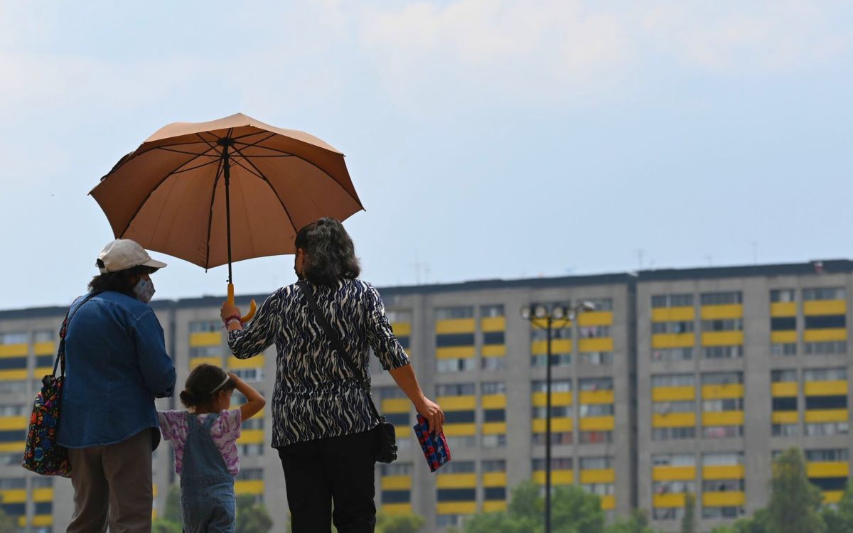 Sube la temperatura en CDMX: prevén 27°C y lluvias ligeras por la noche