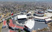 Instalaciones del C5i de Zacatecas vistas desde el aire, sede del foro sobre construcción de paz